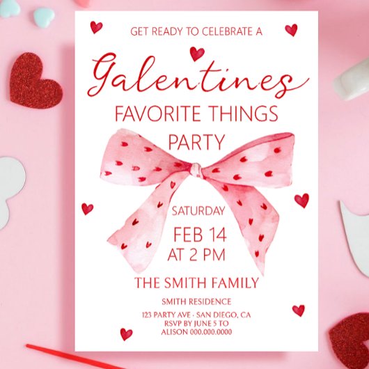 ガレンティンズボウパーティー 招待状