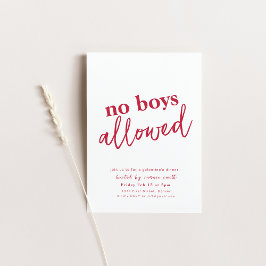 ガレンティンディナーバレンタインガールズナイト招待状 招待状