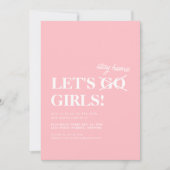 ガレンティンディナーバレンタインガールズナイト招待状 招待状 (正面)