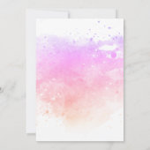 ガレンティンデイブランチ水彩バレンタインデー 招待状 (裏面)