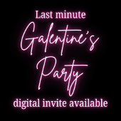 ガレンティンデーすしディナーパーティーバレンタインデー 招待状