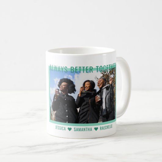 ガレンティンバレンタイン | BFF最高の友達の写真 コーヒーマグカップ (正面右)