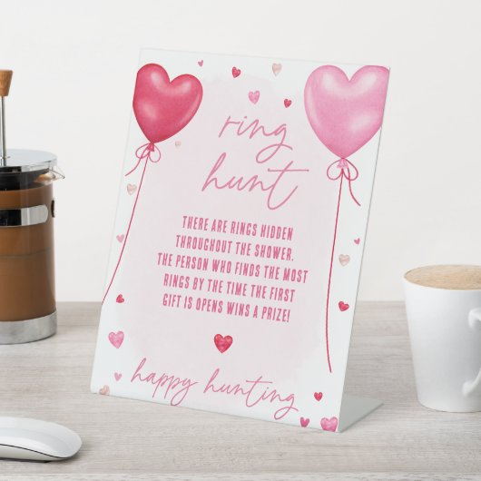 ガレンティンリングや輪狩りブライダルシャワーゲーム 台座サイン (インサイチュ)