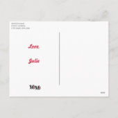 ガレンティンX❤ X❤|ハッピー·ガレンティン·デー·ピンク❤ シーズンポストカード (裏面)