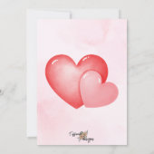 ガレンティーズガールズナイトパーティの招待状 招待状 (裏面)