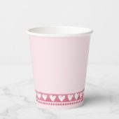 ガレンティーズデイウォーターハート紙カップ 紙コップ (裏面)