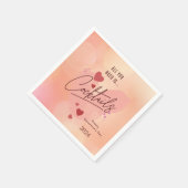 ガレンティーズデイパーソナライズされたカクテルナプキンス スタンダードカクテルナプキン (角)