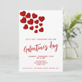 ガレンティーズデイ赤いハートフレンズパーティー 招待状 (スタンド正面)