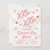 ガレンティーズパレンティーヌデイパンケーキハートブランチI 招待状 (正面)