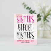 ガレンティーヌの日の前の姉妹 ポストカード (スタンド正面)