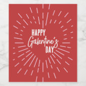 ガレンティーヌデイワインボトルラベル ワインラベル (シングルラベル)