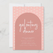 ガレンティーンズデイディナー招待状forヴァレンティーンズデイ 招待状 (正面)