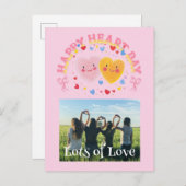 ガレンティーンズデーのカスタム写真カード シーズンポストカード (正面/裏面)