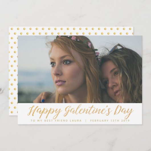 ガレンティ最高のンズの友人写真 シーズンカード (正面/裏面)