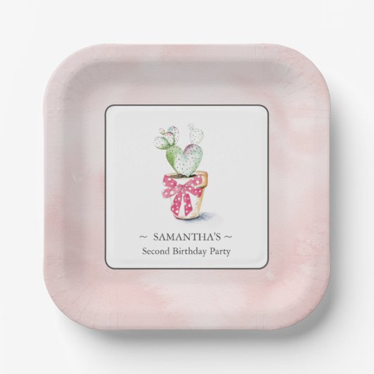 ガレントインパーティーデコール ペーパープレート (正面)