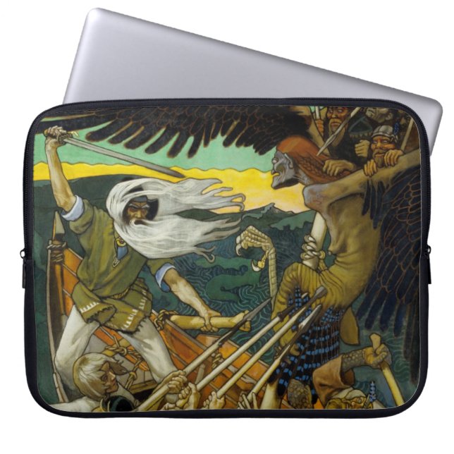 ガレン・カレーラの「防衛」ラップトップスリーブ ラップトップスリーブ (正面)