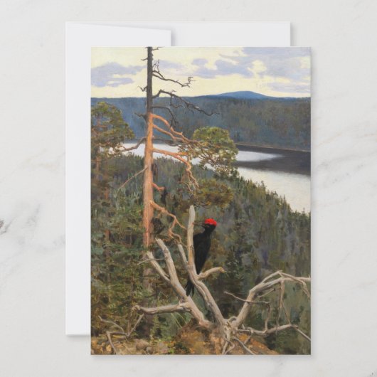 ガレン・カレーラ素晴らし – ブラックウッドペッカー1894 サンキューカード (正面)