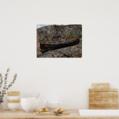 ガレン・カレーラ – 岩の多い海岸のボート ポスター (キッチン)