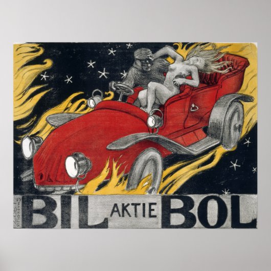 ガレン・カレーラ – 自動車のBil-Bolポスター ポスター (正面)