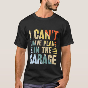 ガレージおもしろいはワードアートを計画 Tシャツ