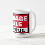 ガレージおもしろいセールJunkie コーヒーマグカップ (正面右)