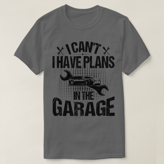 ガレージで予定が入らない2 Tシャツ (デザイン正面)