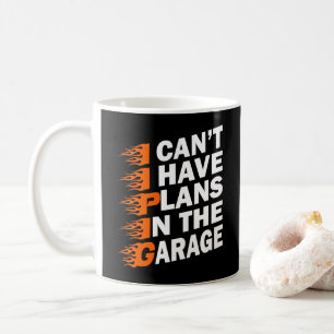 ガレージで予定が詰まってるんです Dad コーヒーマグカップ