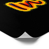 ガレージで何が起こるか明るくしている ポスター (角)