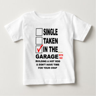 ガレージで(パパと)造るAは改造しました ベビーTシャツ
