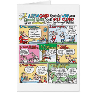 ガレージのゴルフクラブ