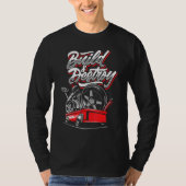 ガレージカー衣服の構築と破壊整備士 Tシャツ (正面)