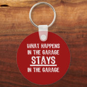 ガレージキーチェーンに残る キーホルダー (正面)