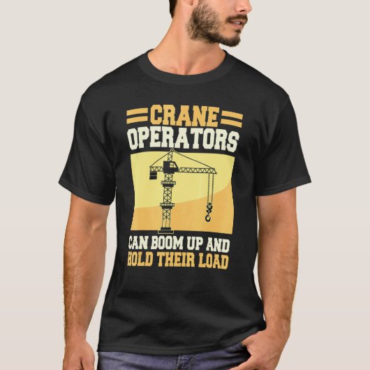 ガレージクレーンオペレーター建設重機 Tシャツ (正面)