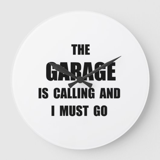 ガレージコール ラージ壁時計 (正面)