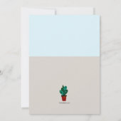 ガレージセールのお知らせ 招待状 (裏面)