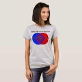 ガレージセールのベン図 グラフ おもしろTシャツ Tシャツ (正面フル)