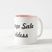 ガレージセールの女神 ツートーンマグカップ (正面右)