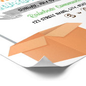 ガレージセールイベントテンプレート ポスター (角)