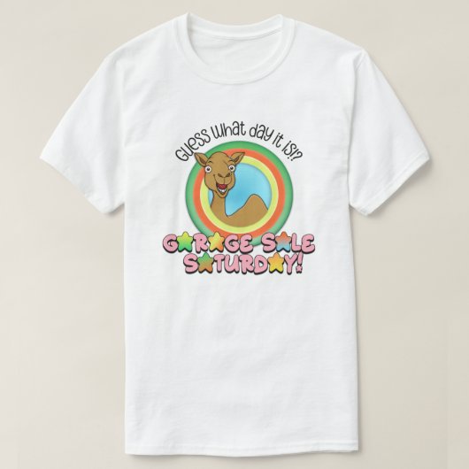 ガレージセール土曜日Tシャツ Tシャツ (デザイン正面)