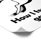 ガレージセール料のポスおもしろいター ポスター (角)