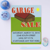 ガレージセール看板/チラシ チラシ (シングル)