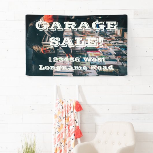 ガレージセール編集アドレスバナー 横断幕 (インサイチュ)
