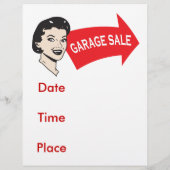 ガレージセール チラシ (裏面)