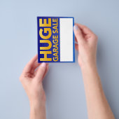 「ガレージセール」フライヤー チラシ (手)