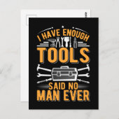 ガレージツール整備士パパ職人夫 ポストカード (正面/裏面)