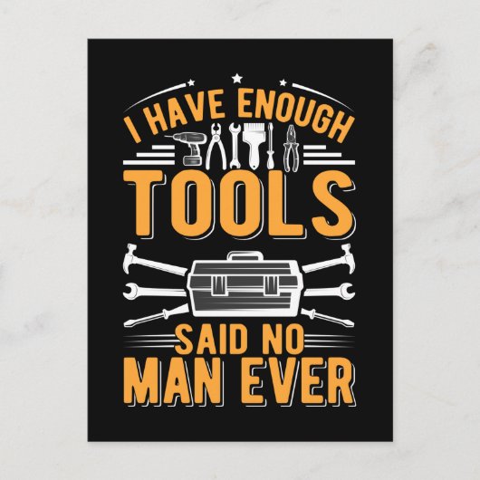 ガレージツール整備士パパ職人夫 ポストカード (正面)