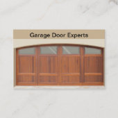 ガレージドアの修理および保守の名刺 名刺 (正面)