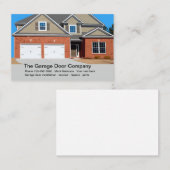 ガレージドアの修理および設置サービス 名刺 (正面/裏面)