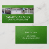 ガレージドアの設置とサービス 名刺 (正面/裏面)
