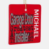 ガレージドアインストーラ超特大カスタム セラミックオーナメント (右)